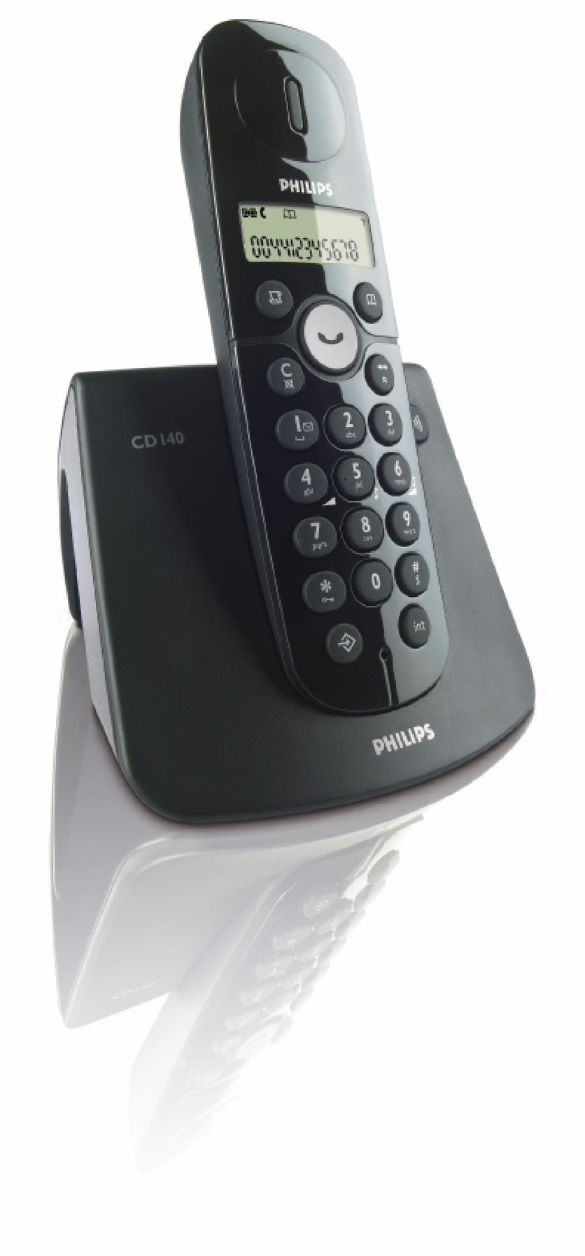 TELEFONO INALAMBRICO PHILIPS CD1401B/16, (FUERA DE  FABRICACION)