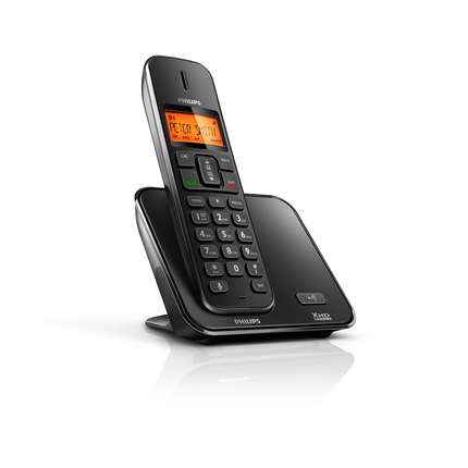TELEFONO PHILIPS SINGLE, SONIDO XHD, ECO-MODEI DEN TIFICACI�N DE LLAMADA ENTRANTE, LLAMADA EN ESPERA,  LLAMADA A TRES. PANTALLA RETROILUMINADA, AGENDA D E 50 NOMBRES, BATERIA DE NIMH, AUTONOMIA 12 HRS CO NVERSACI�N, SONIDO XHD, ECO-MODE