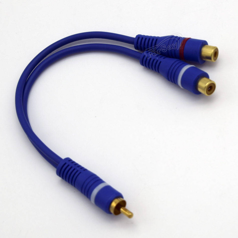 RCA MACHO-2RCA HEMBRA 0,2m VIOLETA