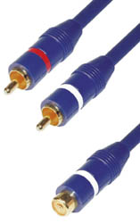 2RCA MACHO-RCA HEMBRA 0,2m VIOLETA