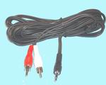 2RCA M - JACK 3,5 ST 5m