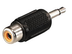 ADAPTADOR 3,5MONO M - RCA H