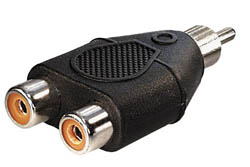 ADAPTADOR RCA M - 2xRCA H