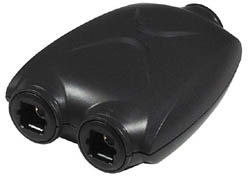 DISTRIBUIDOR TOSLINK HEMBRA - 2xTOSLINK HEMBRA