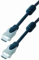 HDMI M 19P-HDMI M 19P CONECT. GRIS PERLA, 2 FERRIT AS