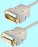 CABLE SUB D M 15 - SUB D H 15P     