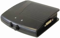 CAJA CONMUTADA 2DVI H 24+5P IN - 1 DVI H 24+5P OUT , NEGRA