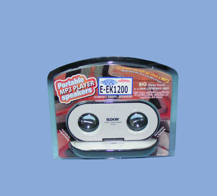 ALTAVOCES COMPACTOS DE VIAJE PARA MP3, I-POD Y CD.