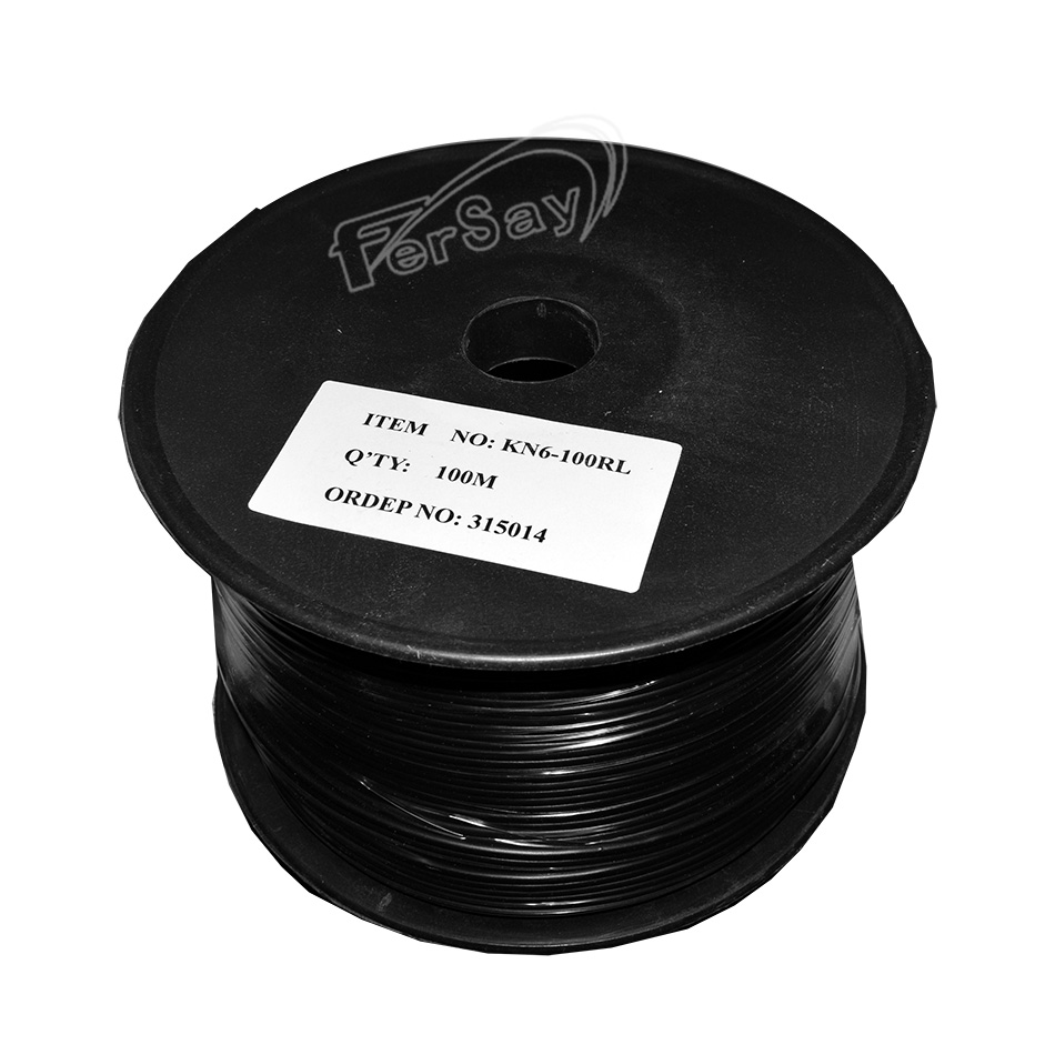 CABLE BF 2x0,14 BOBINA 100m NEGRO
