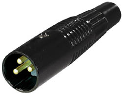 CONECTOR CANNON NEGRO MACHO