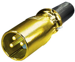 CONECTOR CANNON DORADO MACHO
