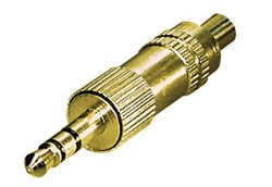 JACK ESTEREO 3,5 mm MACHO DORADO