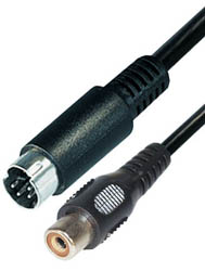 CONEXI HOSIDEN 4P M - RCA H 0,2m