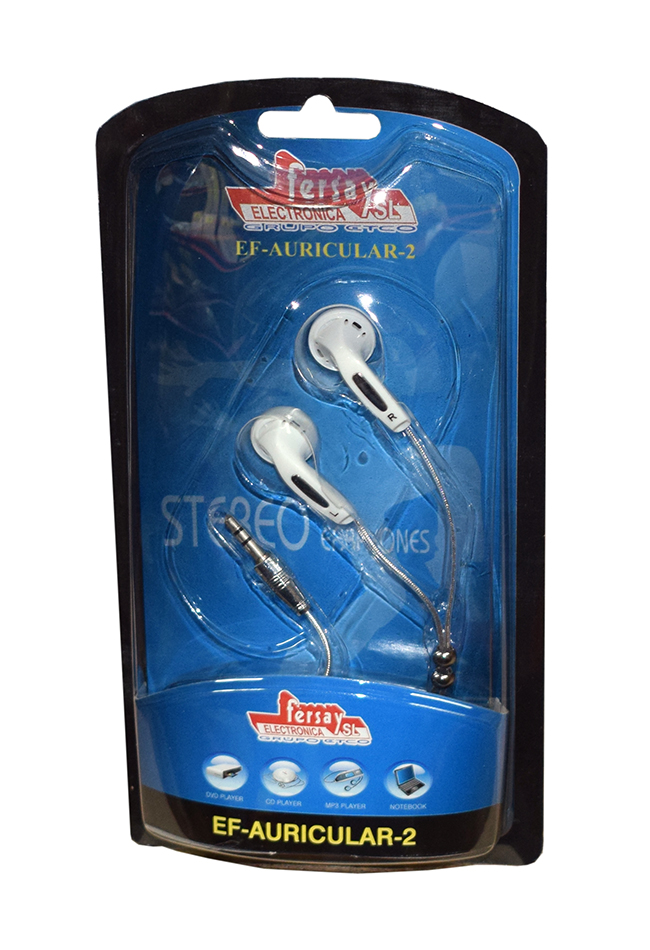 AURICULAR MP3-CD INTRA-AUDITIVO 32OH 102dB 60mw CA BLE 0,75