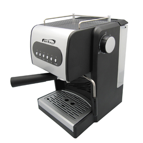CAFETERA FERSAY EXPRESSO CON FUNCION DIGITAL DE CO NTROL; 220-240V; 50Hz; 900-1100W; VDE PLUG; CS/CE/ EM/ROHS; BOMBA ITALIANA DE 15 BARES DE PRESION; BA NDEJA RETIRABLE PARA MEJOR LIMPIEZA; CAPACIDAD DEL  DEPOSITO DE AGUA DE 1.5 LITROS; CONTROL DE VAPOR  