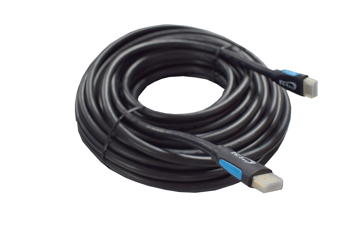 Cable HDMI a HDMI 19 pins 15 metros color negro - FERSAYHDMI10015M - FERSAY