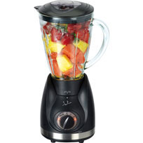 BATIDORA JATA VASO CRISTAL 1,75L, BT462, 2 VELOCID ADES + PULSE, SISTEMA HOMOLOGADO DE SEGURIDAD, JAR RA DESMONTABLE,PICA-HIELO, CUCHILLA EN INOX Y TAPA  CON DOSIFICADOR
