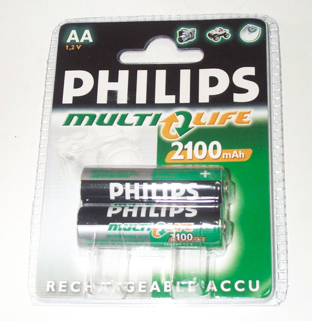 PILA RECARGABLE (2) 2100MAH NI-MH  1,2V