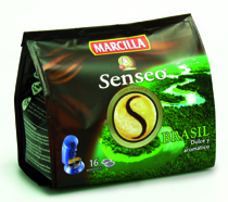 CAFE MARCILLA SENSEO BRASIL, 16 MONODOSIS, 111G (1 00% ARABICA, DULCE Y AROMTICO)