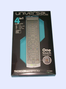 TELEMANDO UNIVERSAL 4 EN 1, METAL  TV/DVD/VCR/SAT