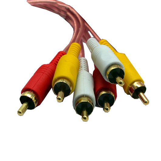 Cable conexion 3 RCA macho a RCA macho, 2 metros. RCA FERSAY