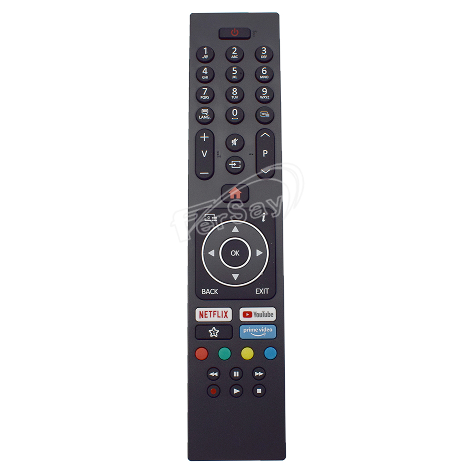 Mando a distancia R/C 43135 color negro - 30108039 - VESTEL