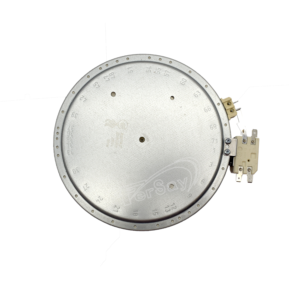 Placa radiante vitroceramica 32010326 180 mm - 32010326 - TEGRAN