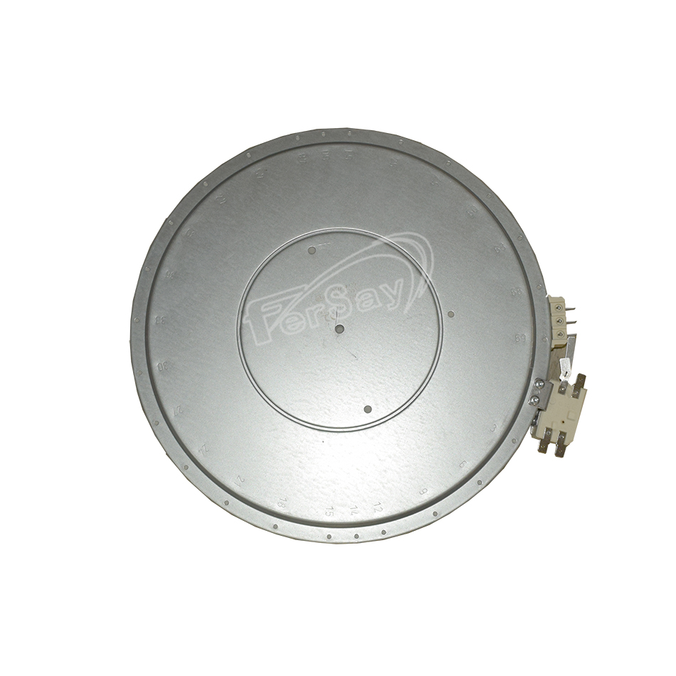 Placa radiante doble circuito 230V 1800/2700W Vestel 32011781 - 32011781 - NEWPOL