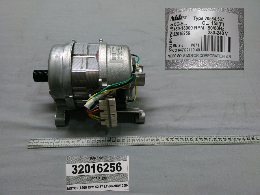 MOTOR1400 RPM 52/57 LTDC-NEW CONNECTOR - 32016256 - VESTEL