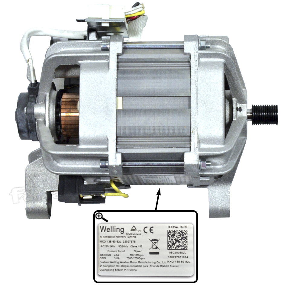 Motor lavadora vestel 32027578 - 32027578 - VESTEL