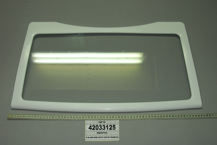 R GLASS SHELFWHITE FRAME540S.W. - 42033125 - VESTEL