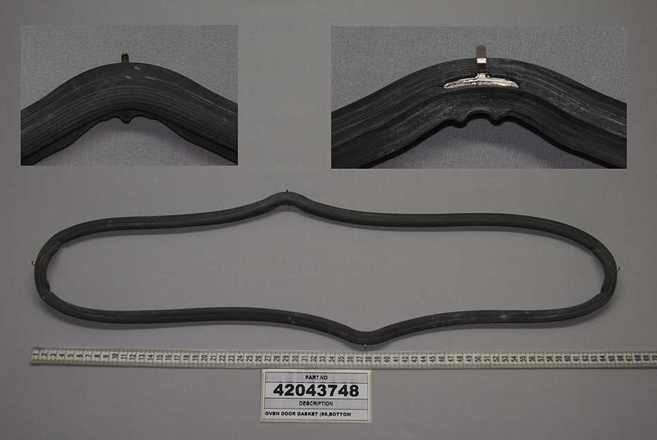 OVEN DOOR GASKET 66,BOTTOM - 42043748 - VESTEL