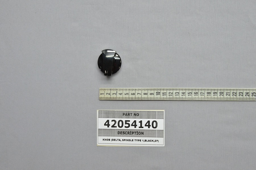 KNOB DELTA, SPINDLE TYPE 1,BL - 42054140 - VESTEL