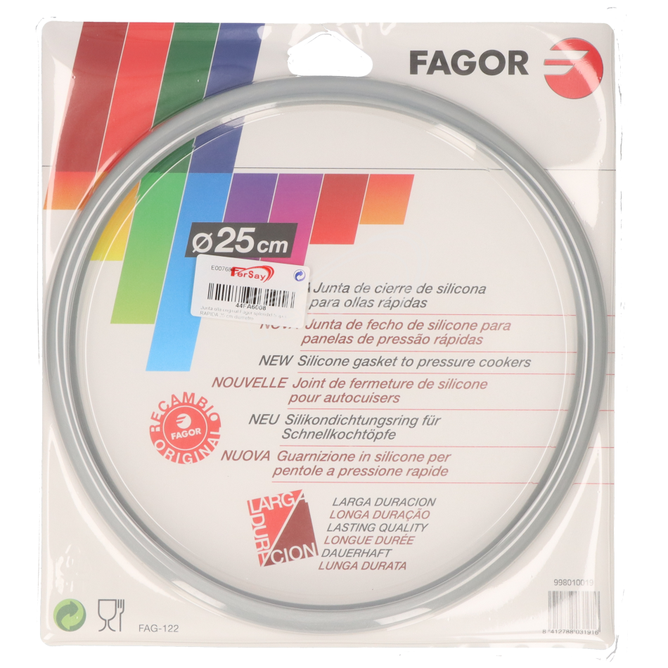 Junta olla Fagor 25 cm diametro - 44FA6008 - FAGOR
