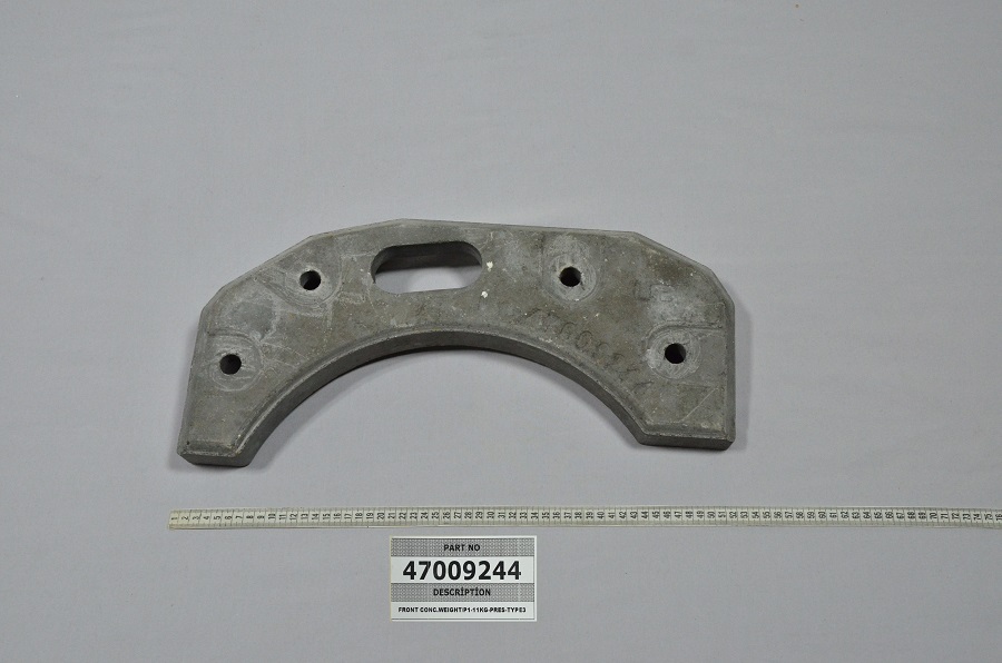 FRONT CONC.WEIGHT/P1-11KG-PRES-TYPE3 - 47009244 - NEWPOL