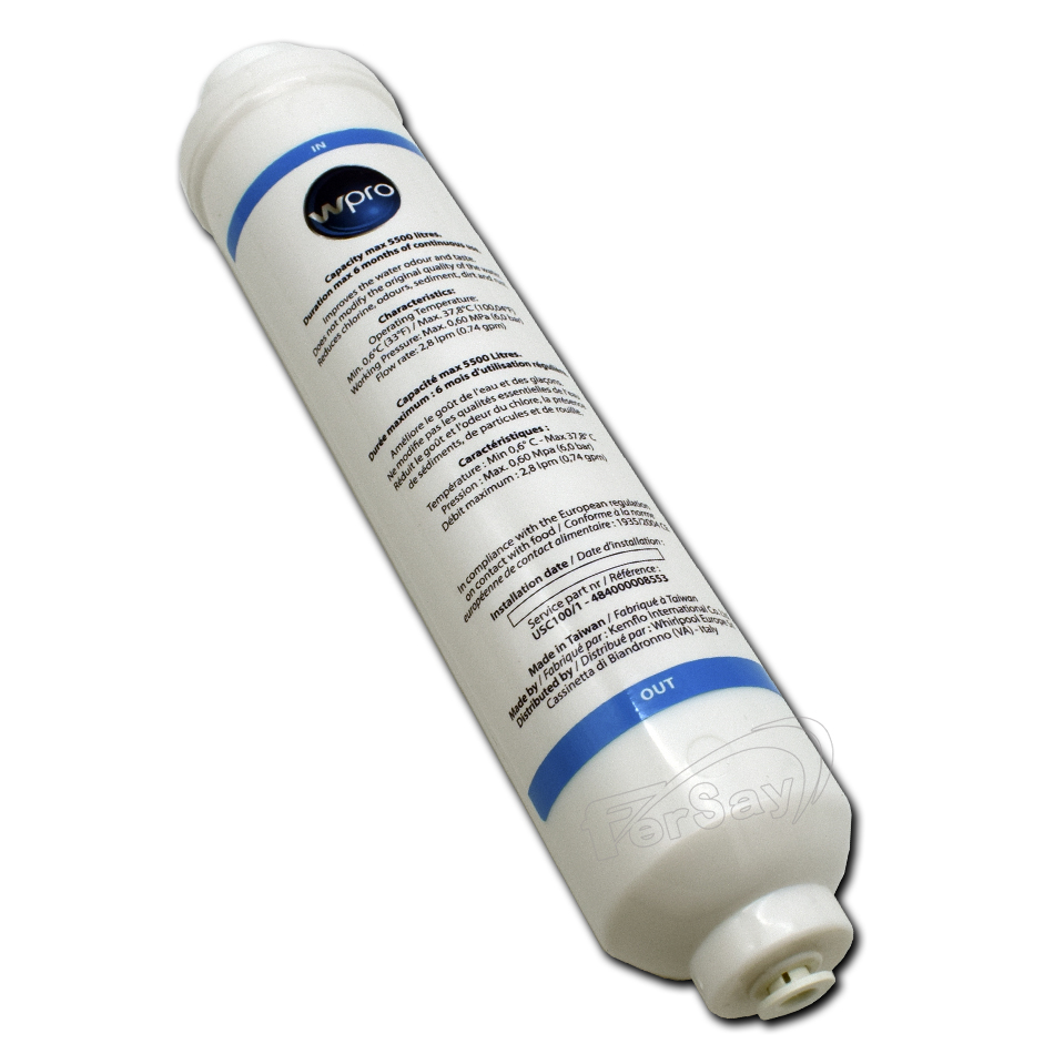 Filtro de agua frigorifico Whirlpool 4840-000-08553 - 484000008553 - WHIRLPOOL