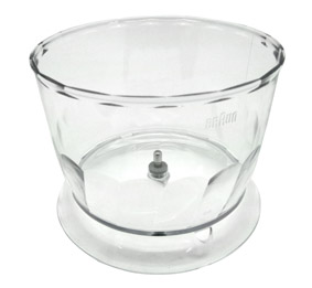 Recipiente plástico picadora Braun 67050142. - 49BN3326 - BRAUN