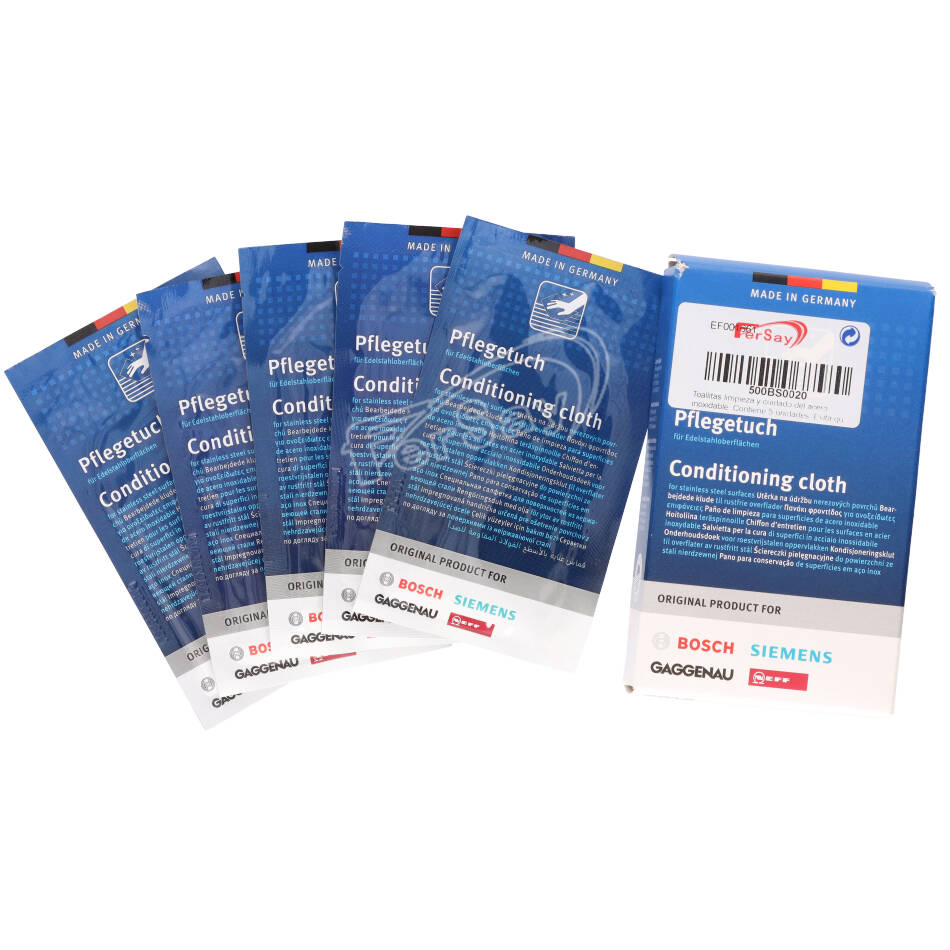 Toallitas limpieza acero Bosch 00311134 - 500BS0020 - BOSCH