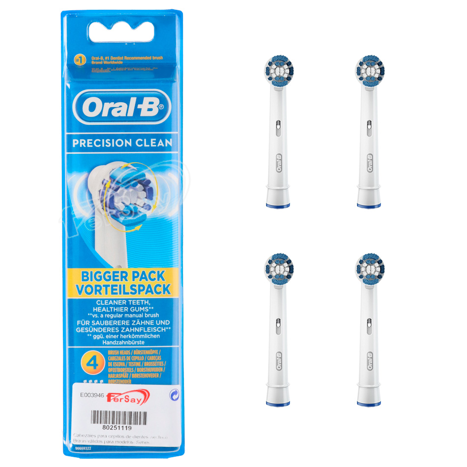 cabezales oral b para cepillo de dientes Braun4 - 80251119 - BRAUN