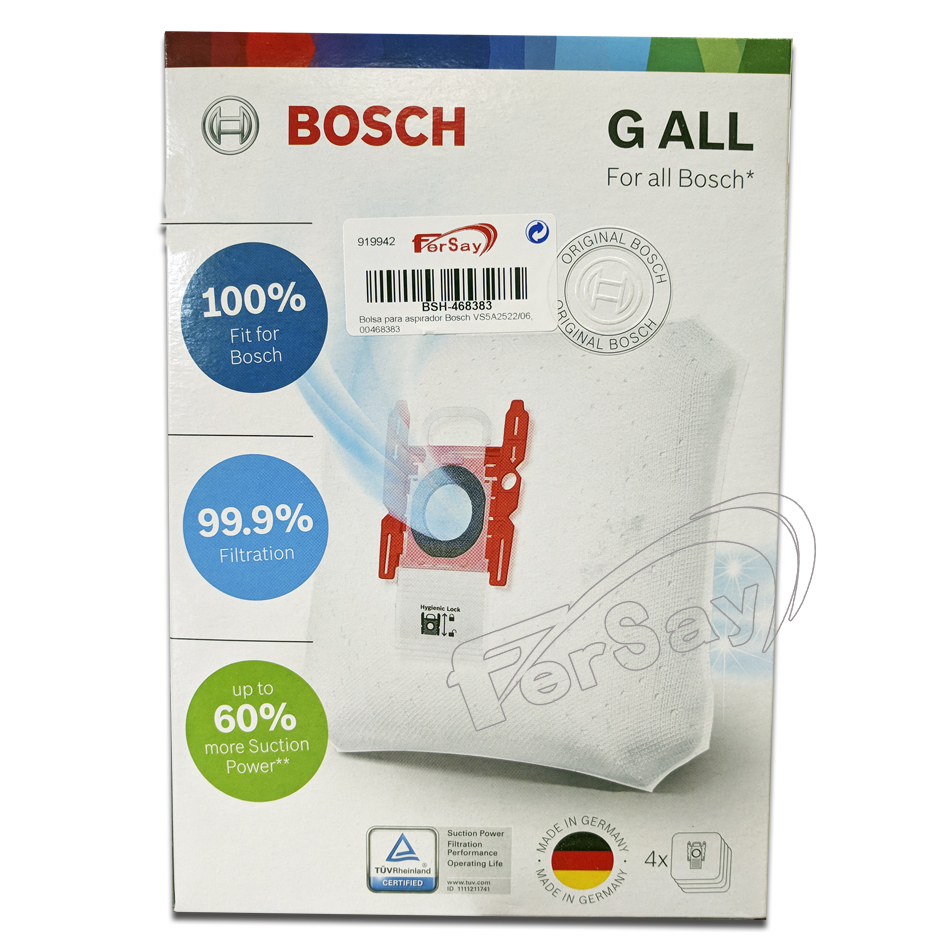 Bolsa de aspirador Siemens 468383 - BSH468383 - BOSCH