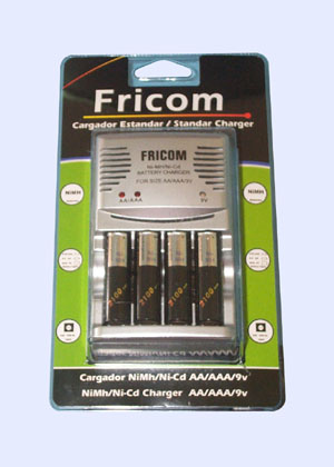 Cargador 12H MAX. + 4 pilas 24 - CARGADORFRICOM12H - SANYO