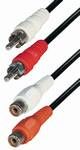 2rca macho a 2rca hembra 10m - EA1110 - TRANSMEDIA