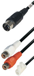 Din m 5P 180 - 2RCA h 0,2m te - EA28T - TRANSMEDIA