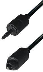 Toslink m - jack m 3,5MO 4DIAM - EAL3 - TRANSMEDIA