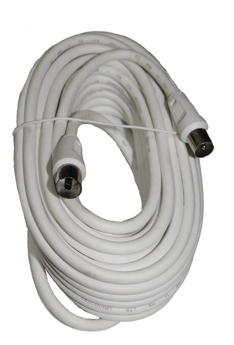 Cable antena iec 9,5MM, 10M bl - EFK10Z - TRANSMEDIA