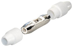 EMPALMADOR  COAXIAL PLASTICO - EFS22 - TRANSMEDIA