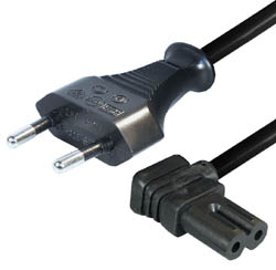Cable alimentacion red acodado - EN2 - TRANSMEDIA