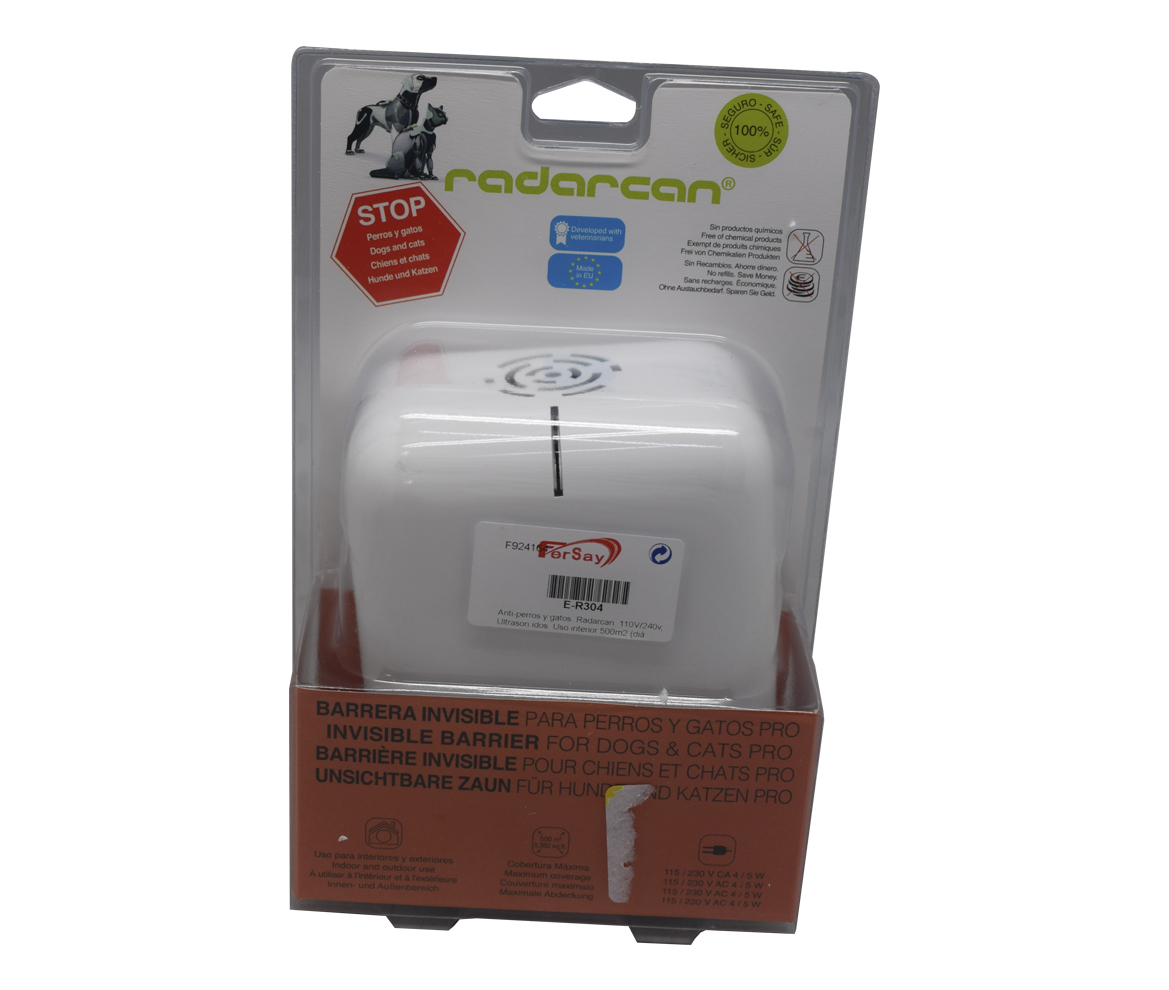 ANTI-PERROS Y GATOS ULTRASONIDO 100 m2 - ER304 - RADARCAN