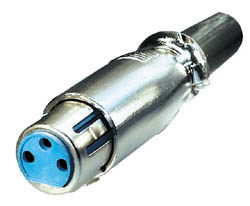 Conector conexión tipo cannon hembra. - ES24 - TRANSMEDIA