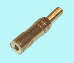 Jack h 3,5 stereo metal dorado - ESK4KMG - TRANSMEDIA